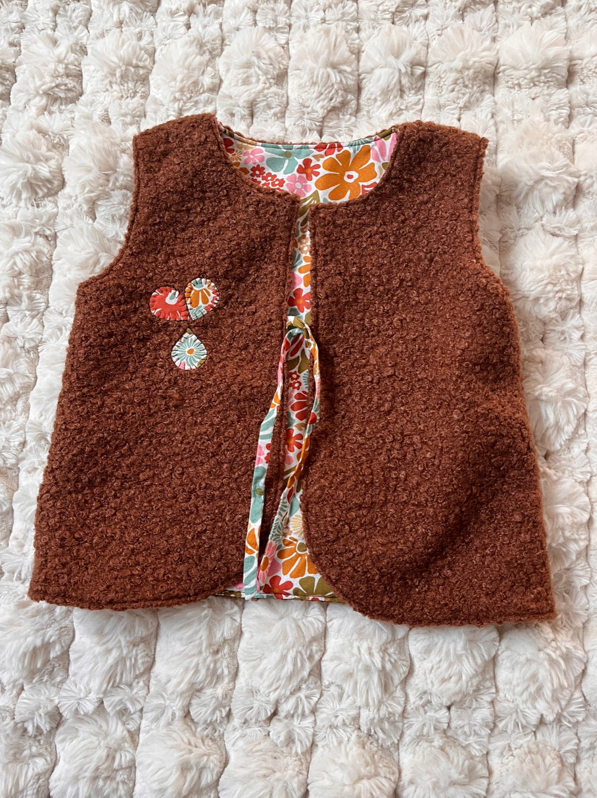 Gilet sans manche - Modèle Brigitte