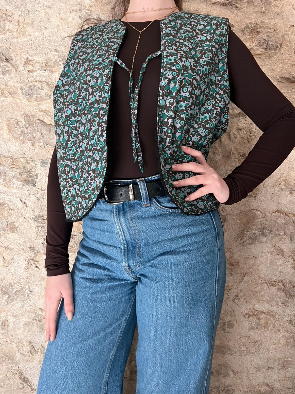 Gilet sans manche - Modèle Brigitte