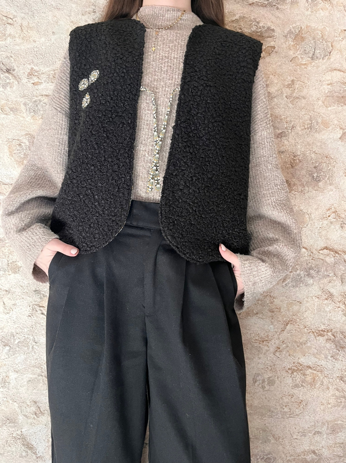 Gilet sans manche - Modèle Brigitte