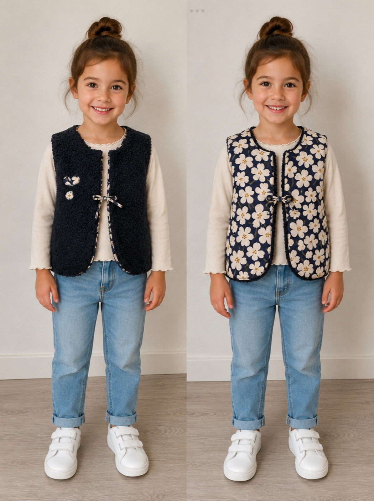 Gilet sans manche - Modèle Brigitte