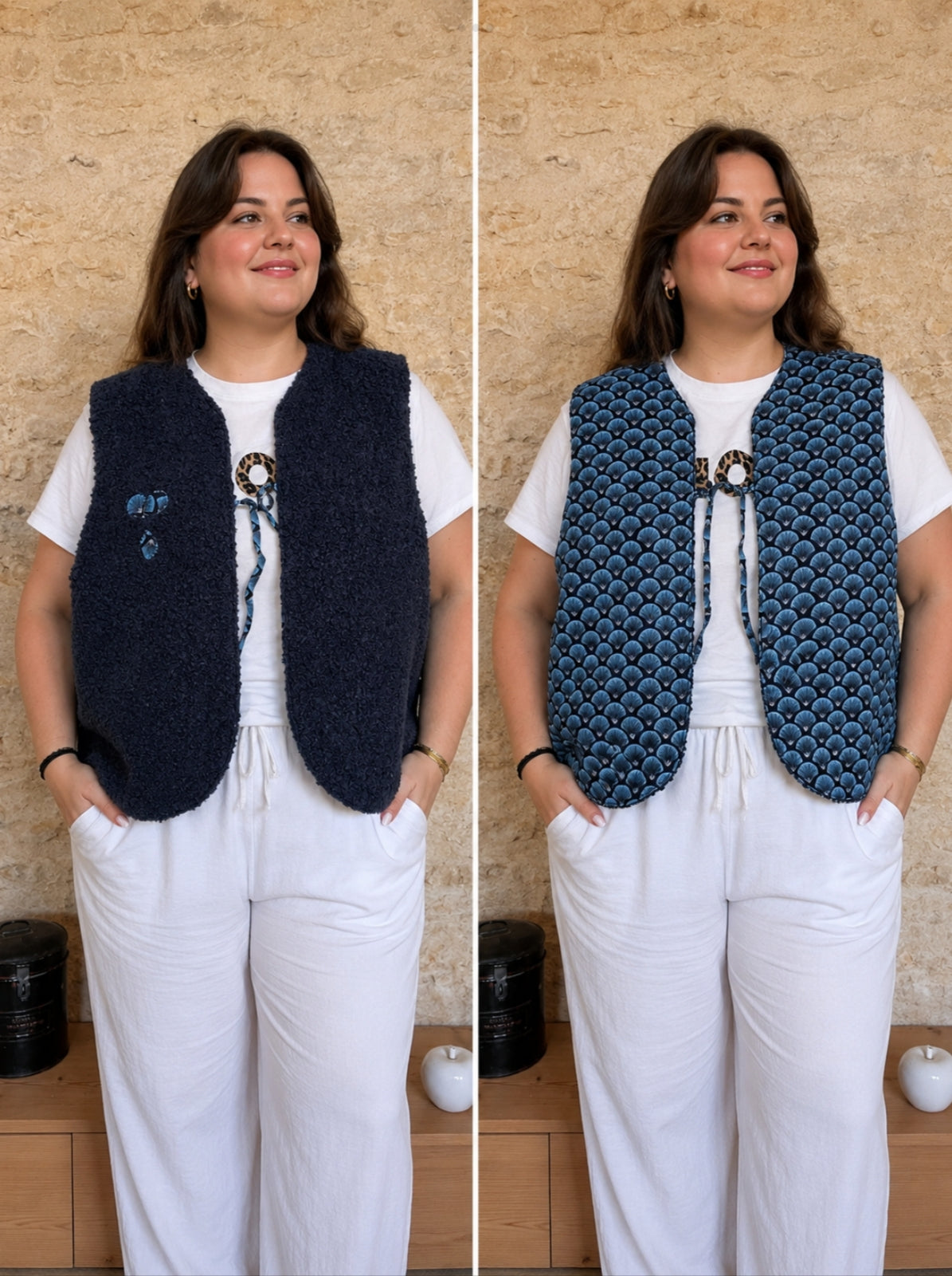 Gilet sans manche - Modèle Brigitte