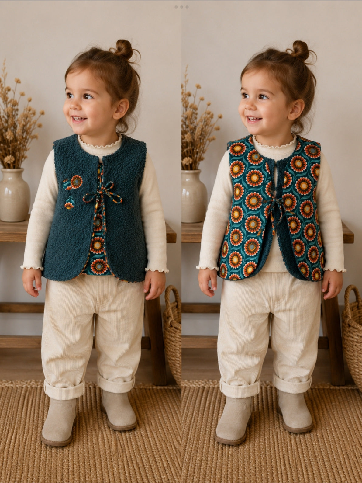 Gilet sans manche - Modèle Brigitte