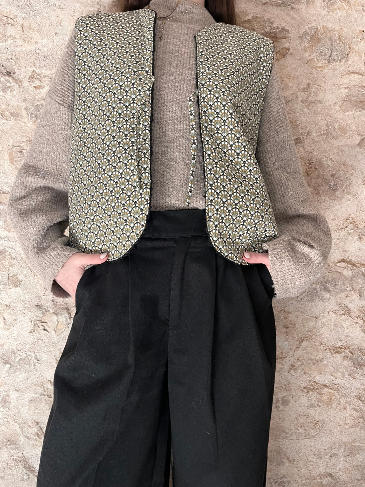Gilet sans manche - Modèle Brigitte