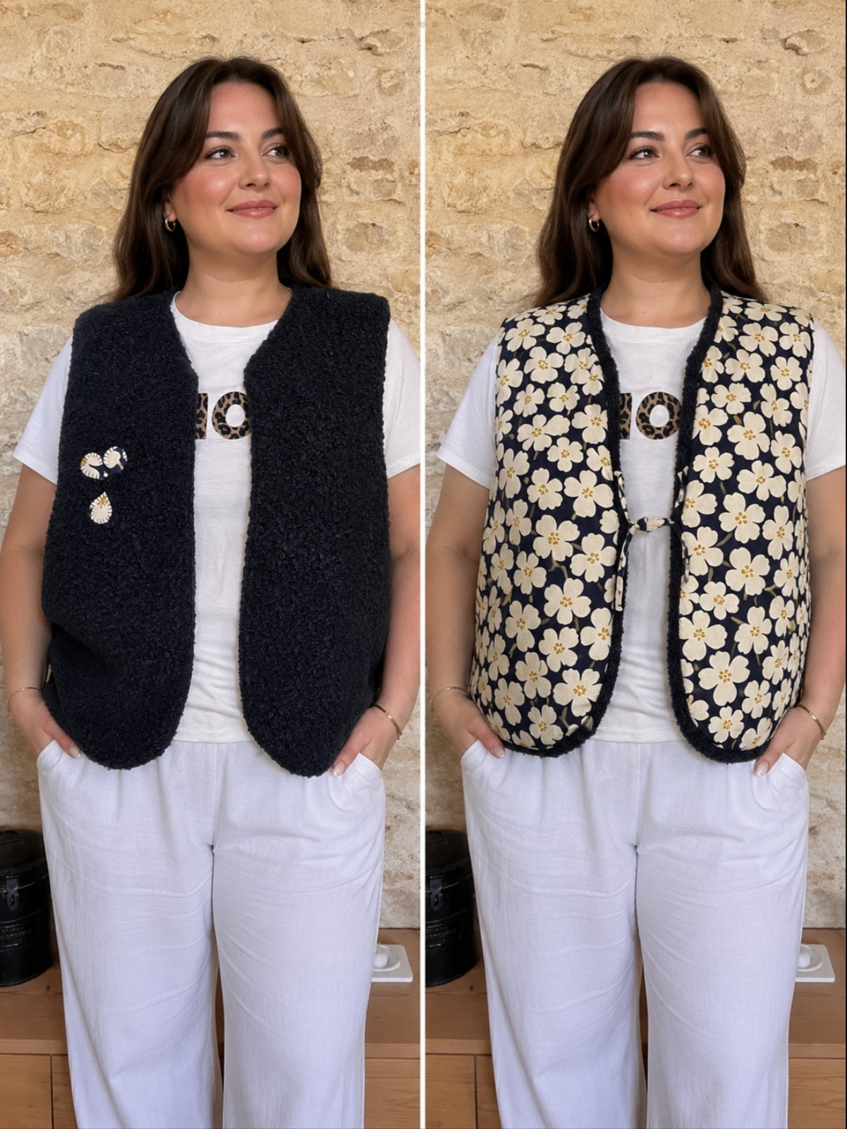 Gilet sans manche - Modèle Brigitte