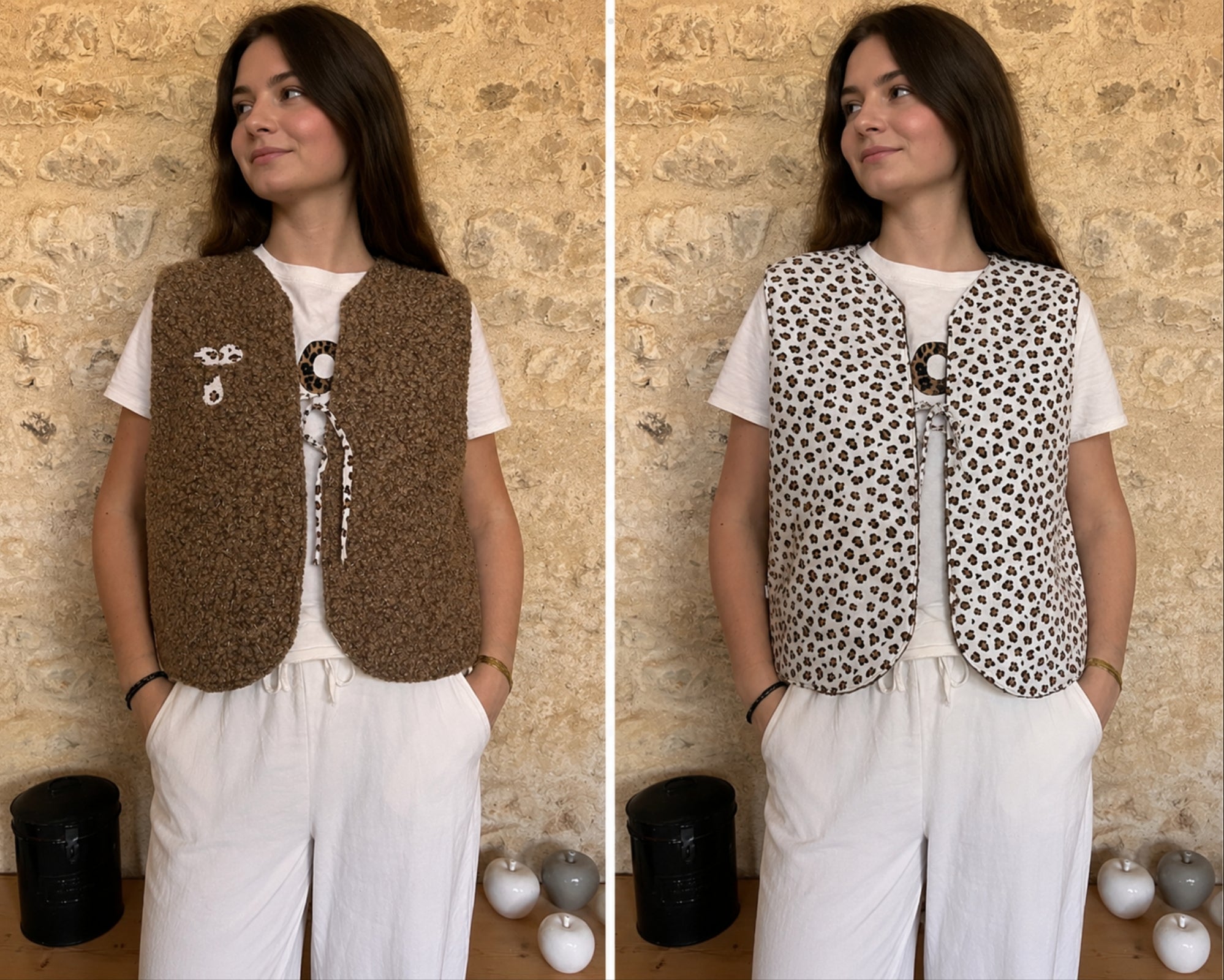 Gilet sans manche - Modèle Brigitte