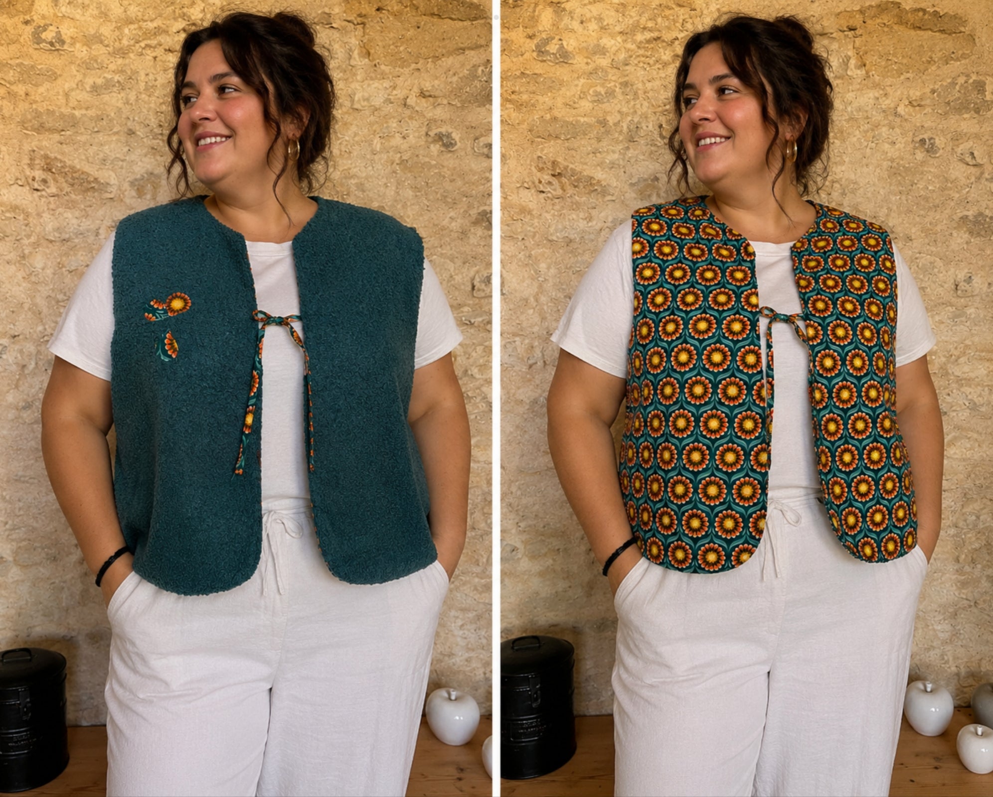 Gilet sans manche - Modèle Brigitte