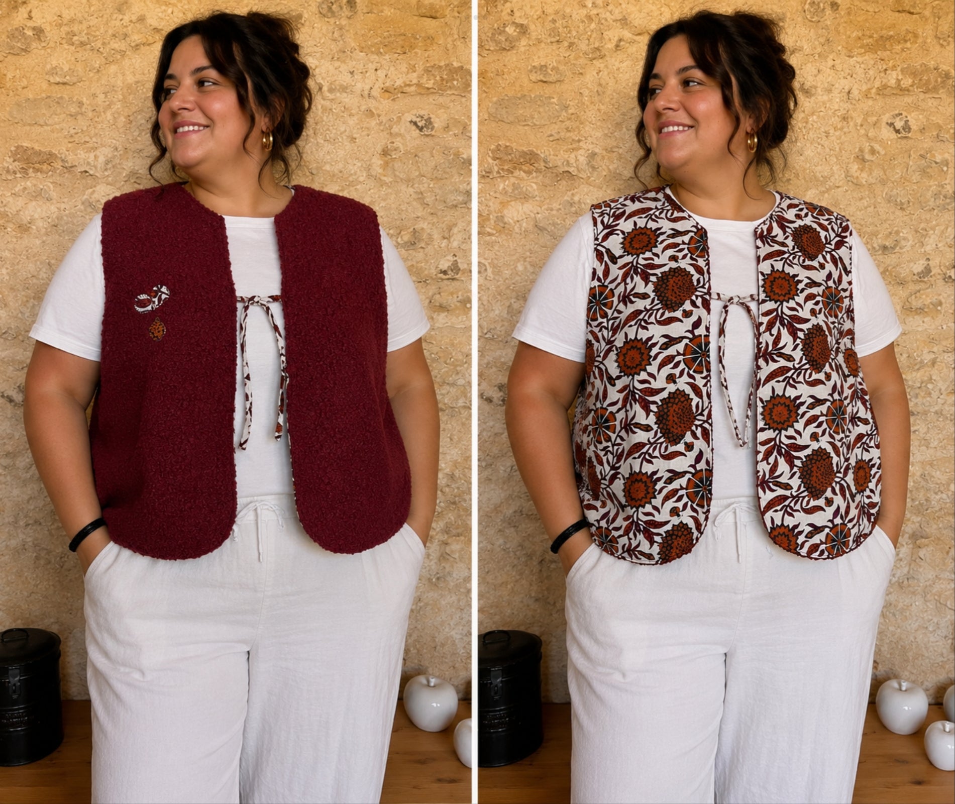 Gilet sans manche - Modèle Brigitte