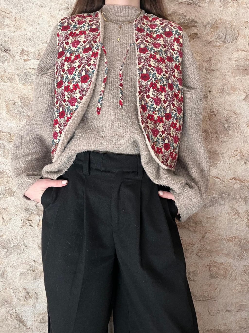 Gilet sans manche - Modèle Brigitte