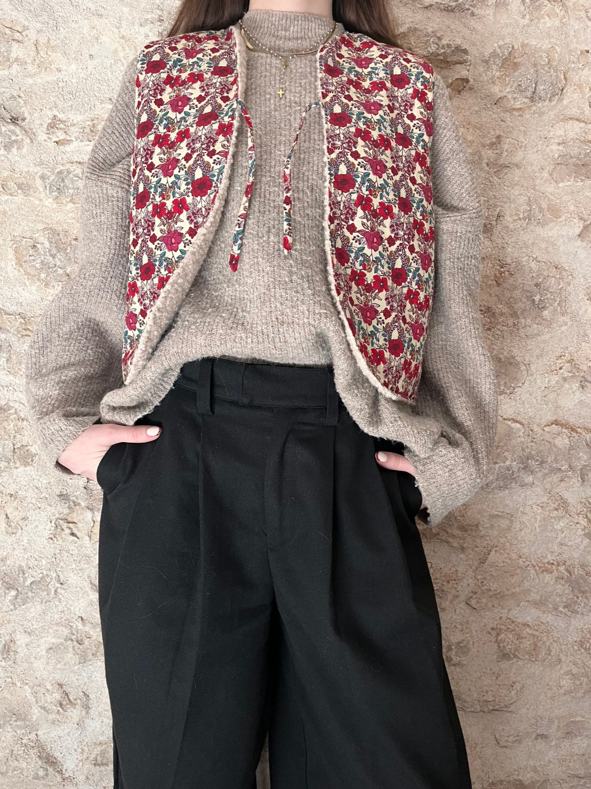 Gilet sans manche - Modèle Brigitte
