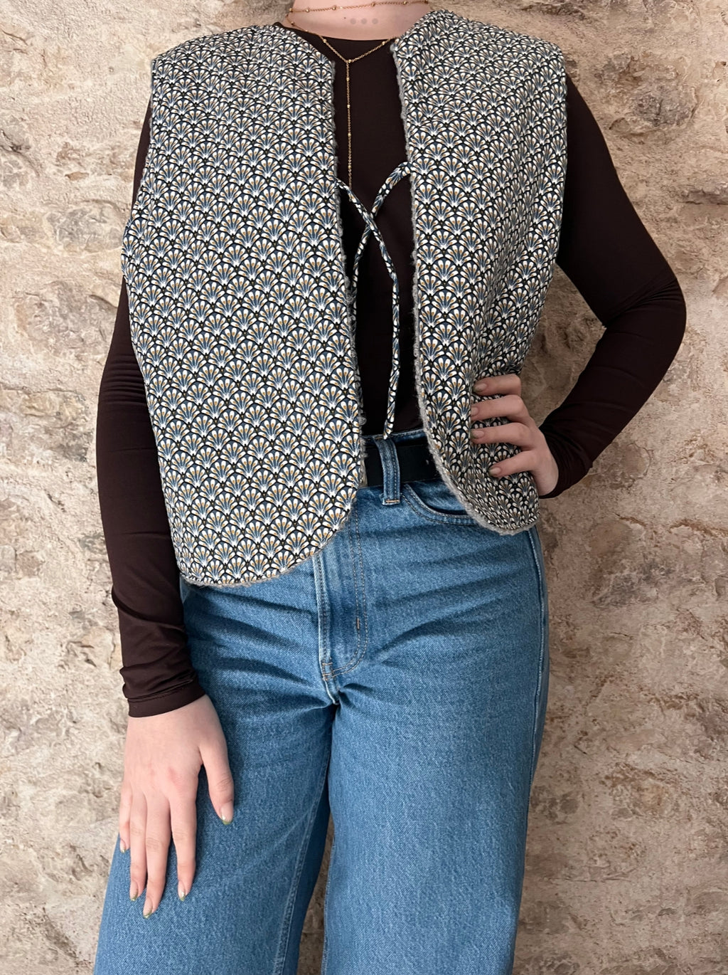 Gilet sans manche - Modèle Brigitte
