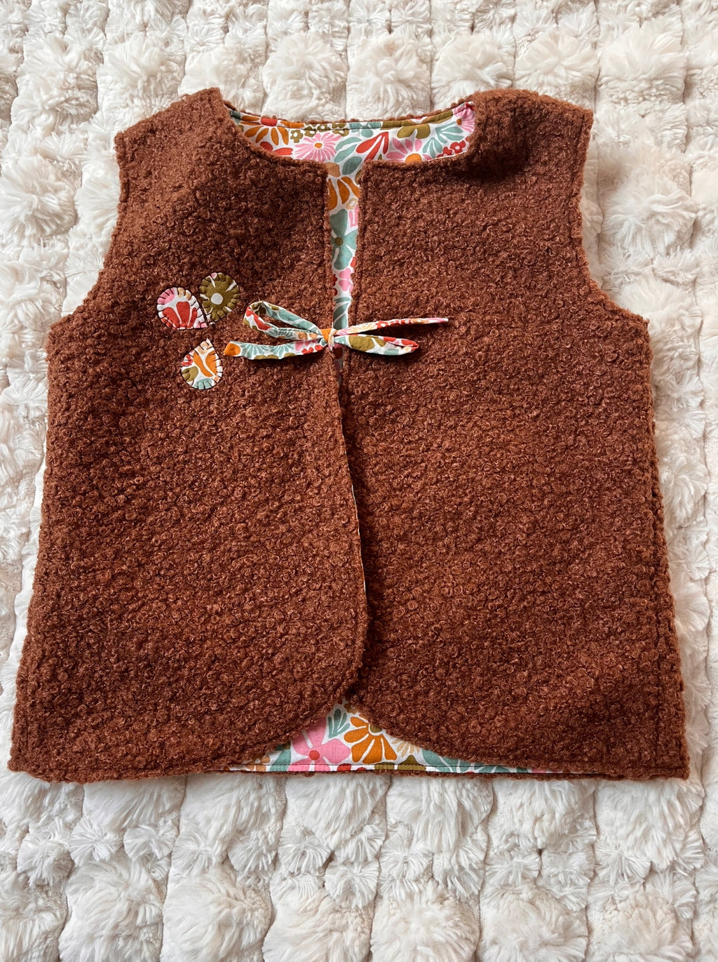 Gilet sans manche - Modèle Brigitte