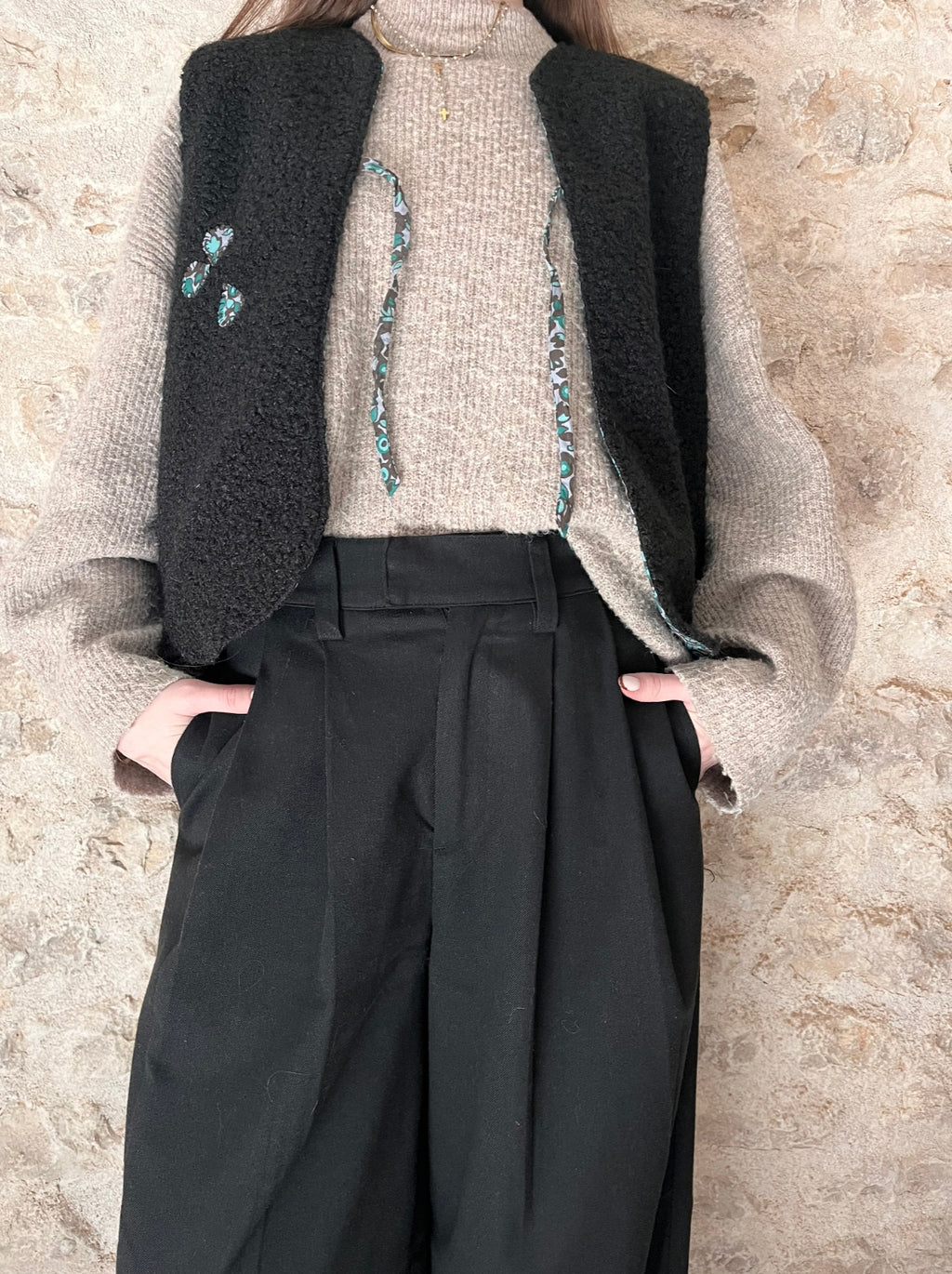 Gilet sans manche - Modèle Brigitte