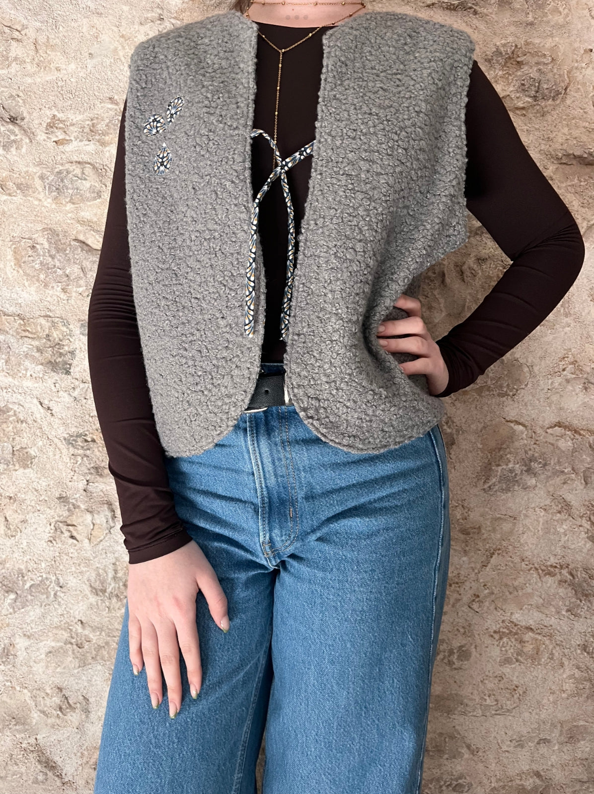 Gilet sans manche - Modèle Brigitte