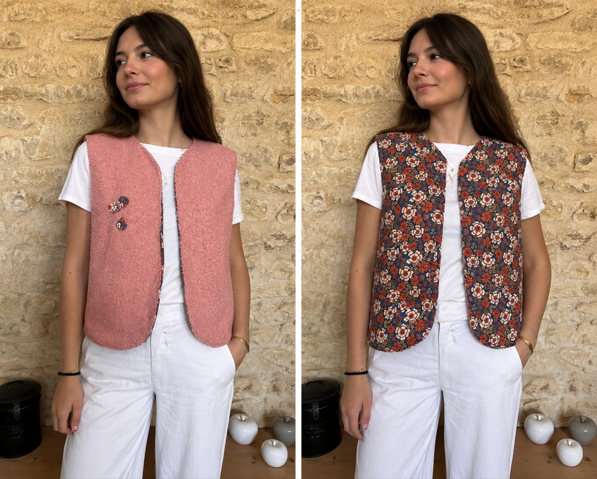 Gilet sans manche - Modèle Brigitte