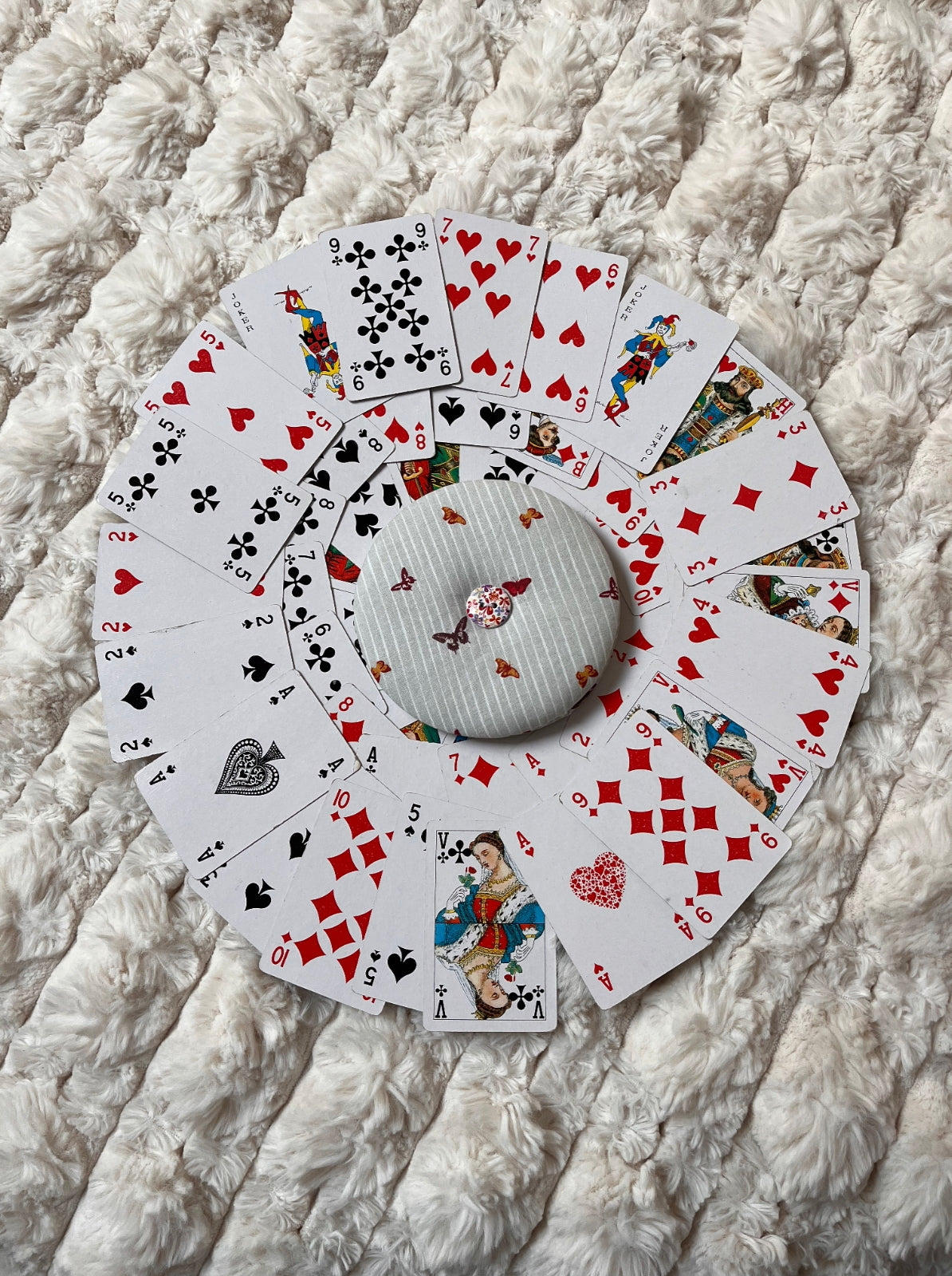 Porte cartes - Modèle Papillons