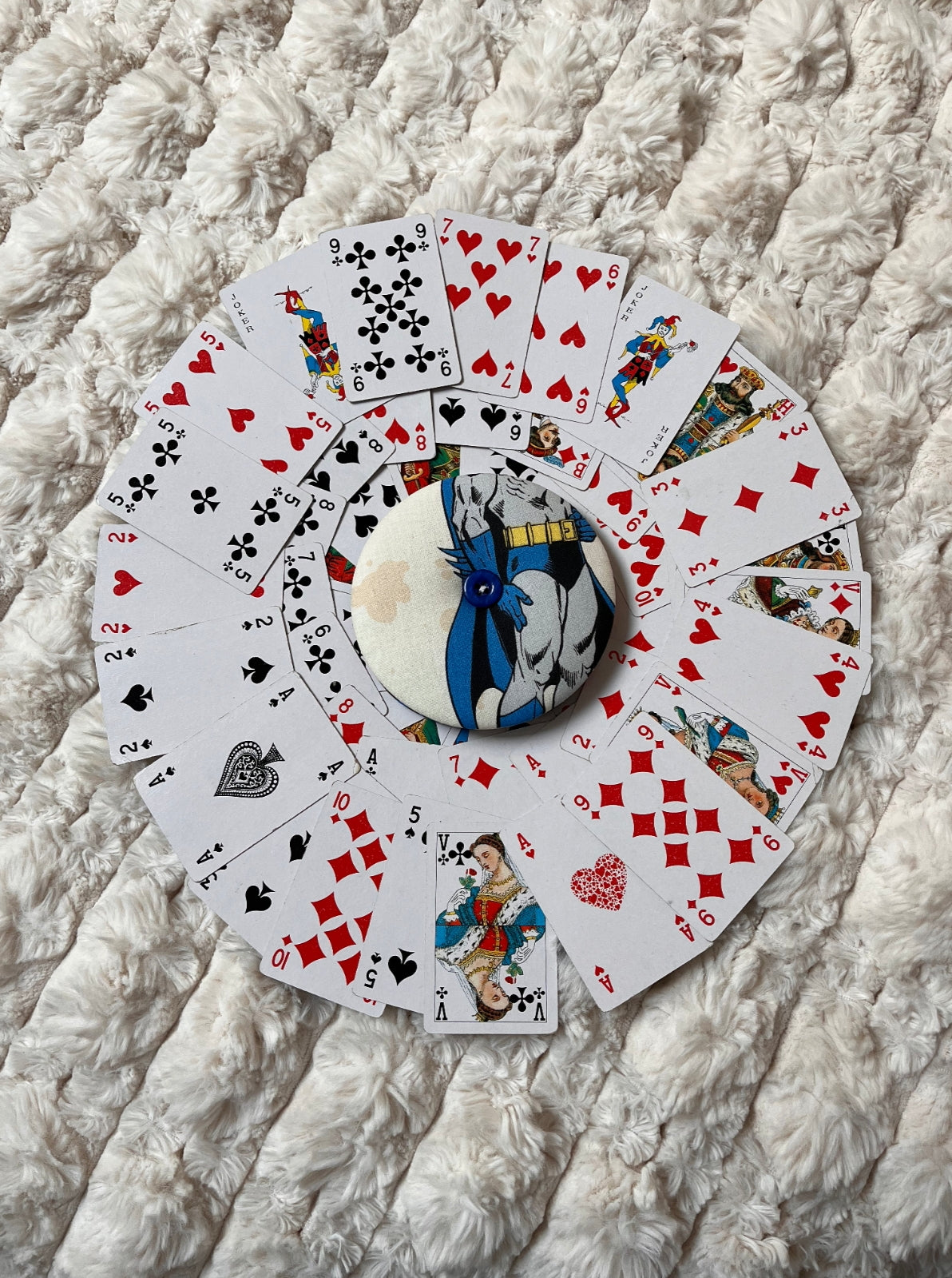 Porte cartes - Modèle super héros