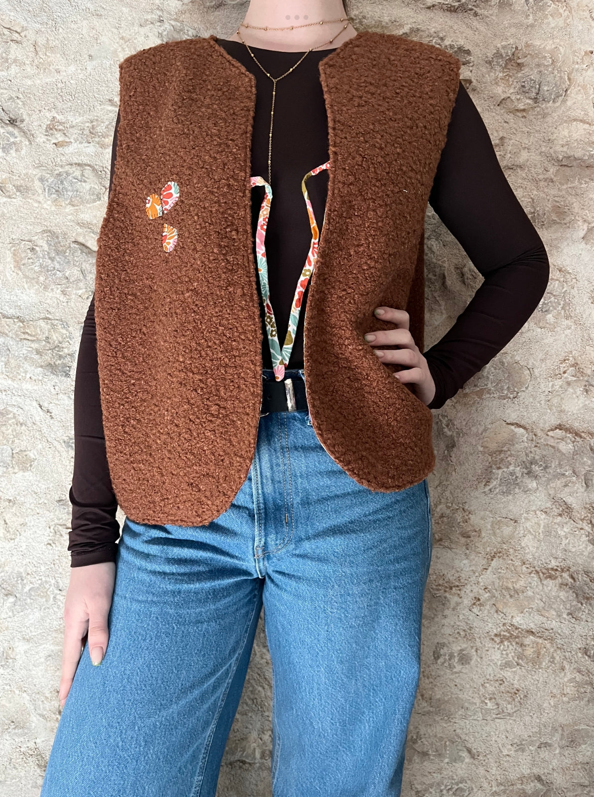 Gilet sans manche - Modèle Brigitte